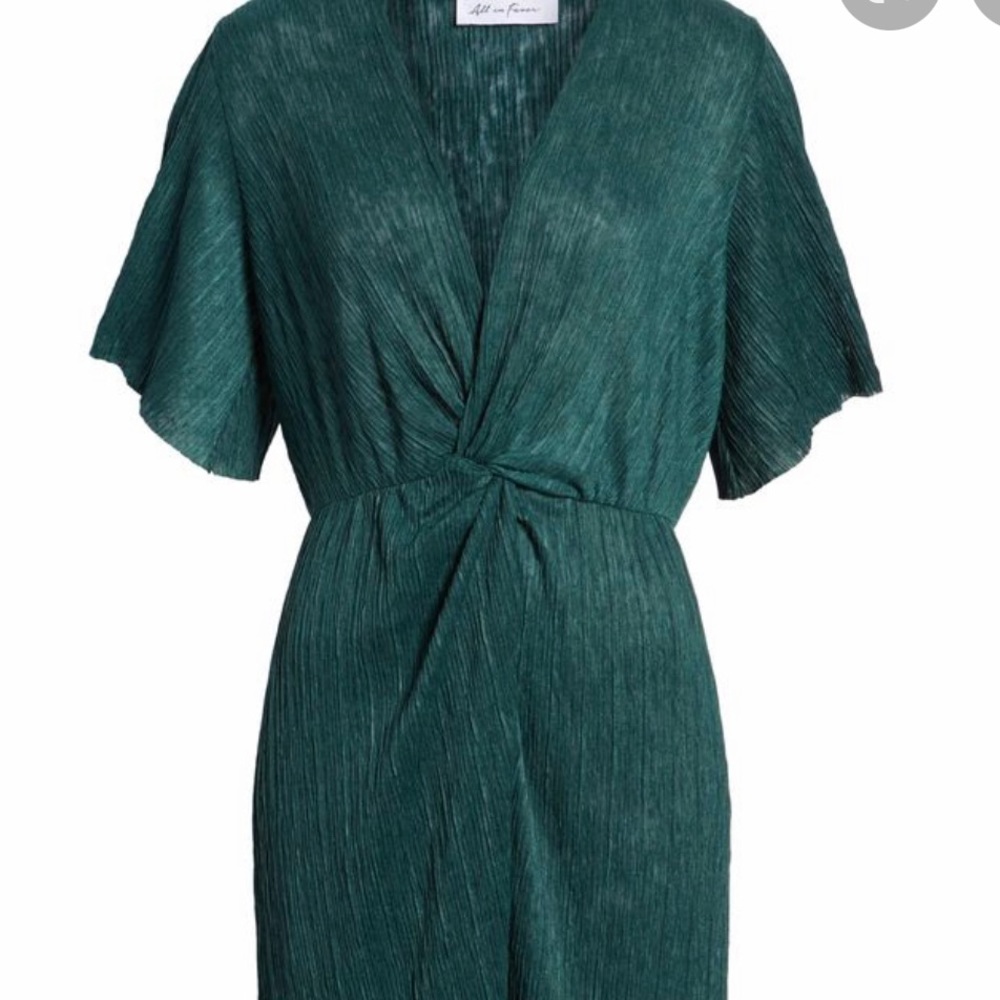 All In Favor Dolman plisse midi dress // Nordstrom